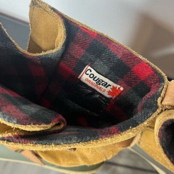 Cougar Originals Women’s Size 10 Maple Sugar Winter Boots Oak Suede Shearling - Picture 8 of 11